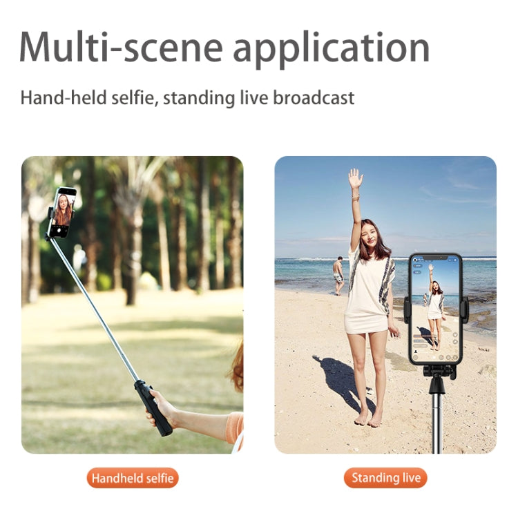 CYKE Folding Telescopic Mobile Phone Broadcast Stand Tripod, Specification: A31-0.8m (Without Light) by CYKE