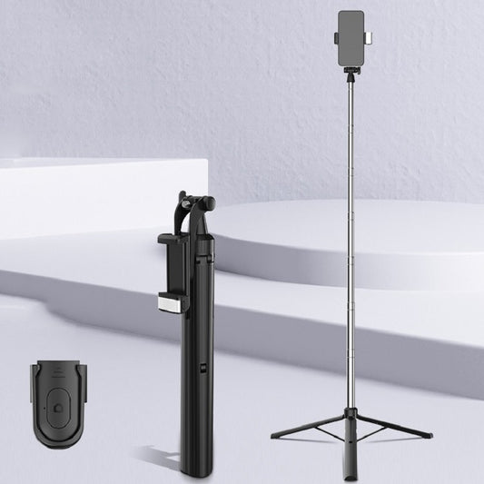 CYKE Folding Telescopic Mobile Phone Broadcast Stand Tripod, Specification: A31E-1.6m (With Light) by CYKE