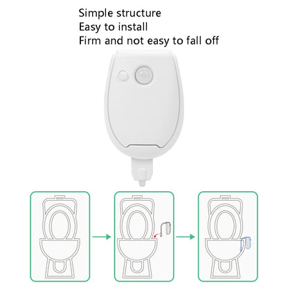 Hanging LED Toilet Light Intelligent Automatic Human Body Induction Light(RGB Multicolor) - Sensor LED Lights by buy2fix | Online Shopping UK | buy2fix