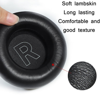 2pcs Genuine Leather Sponge Earmuffs For B&O BeoPlay H7 / H9 / H9i (Black) - Earmuff & Pad by buy2fix | Online Shopping UK | buy2fix