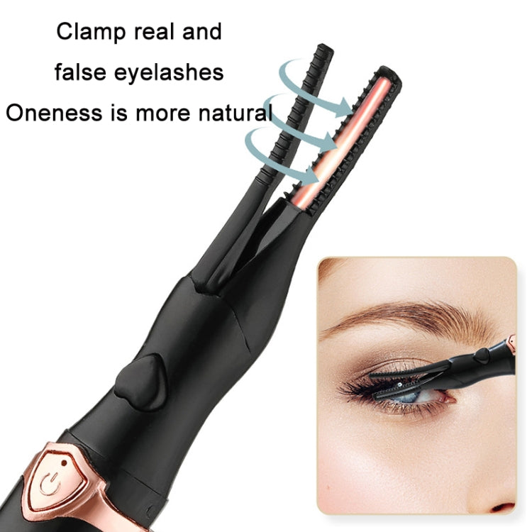 Long-Lasting Styling Smart Electric Eyelash Curler(Black) - Eyes by buy2fix | Online Shopping UK | buy2fix