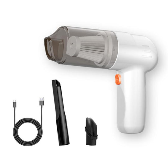 FL-8803 Portable Handheld Car Vacuum Cleaner, Style: 3.7V Wireless Charging (White)