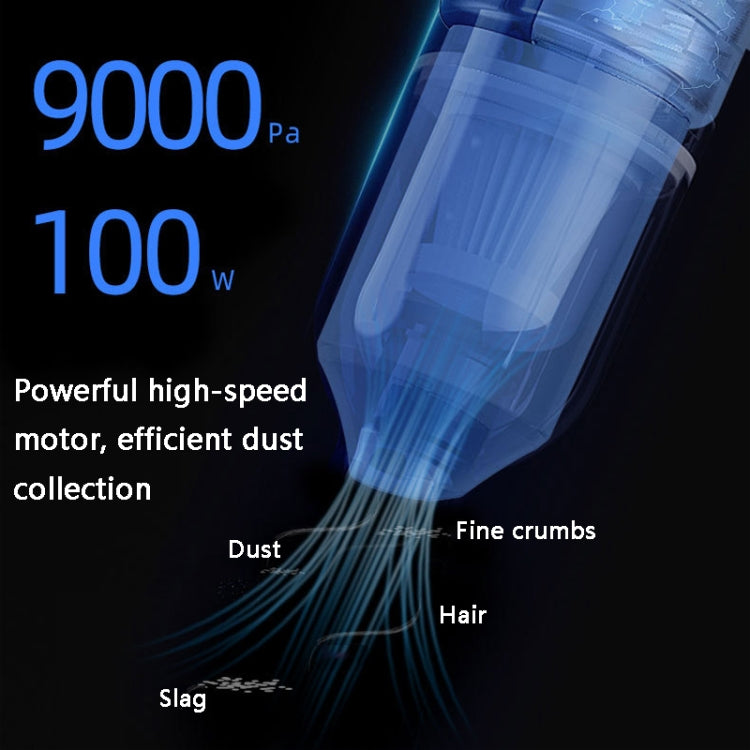 FL-8803 Portable Handheld Car Vacuum Cleaner, Style: 3.7V Wireless Charging (White) by buy2fix