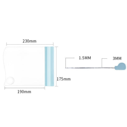 LED Acrylic Plate Eye Protection Night Reading Lamp(Blue) - Night Lights by buy2fix | Online Shopping UK | buy2fix