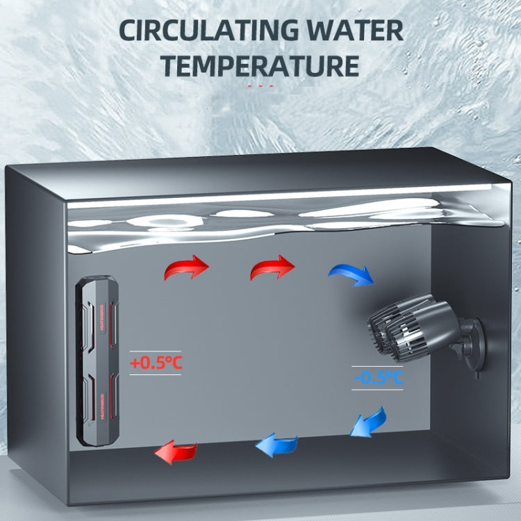 ZHIYANG Aquarium Fish Tank Wave Pump, US Plug 110V(ZY-800M Black) - Air Pumps by buy2fix | Online Shopping UK | buy2fix