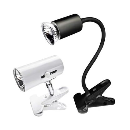 ZY-UAB Turtle Backlight UVA Heated Climbing Pet Backlight, EU Plug With Bulb( White Short Light Stand) - Reptile Supplies by buy2fix | Online Shopping UK | buy2fix