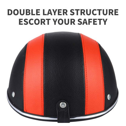 BSDDP A0322 Summer Half Helmet Lightweight Safety Helmet(Orange) - Protective Helmet & Masks by BSDDP | Online Shopping UK | buy2fix