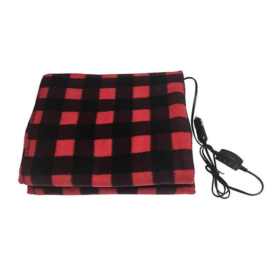 12V Car Winter Electric Heating Blanket Temperature Control Type(Red)