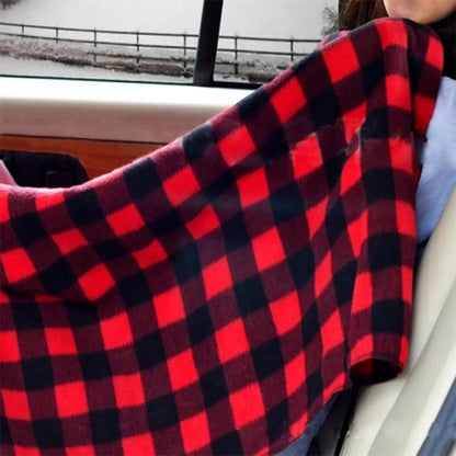 12V Car Winter Electric Heating Blanket Temperature Control Type(Red) by buy2fix