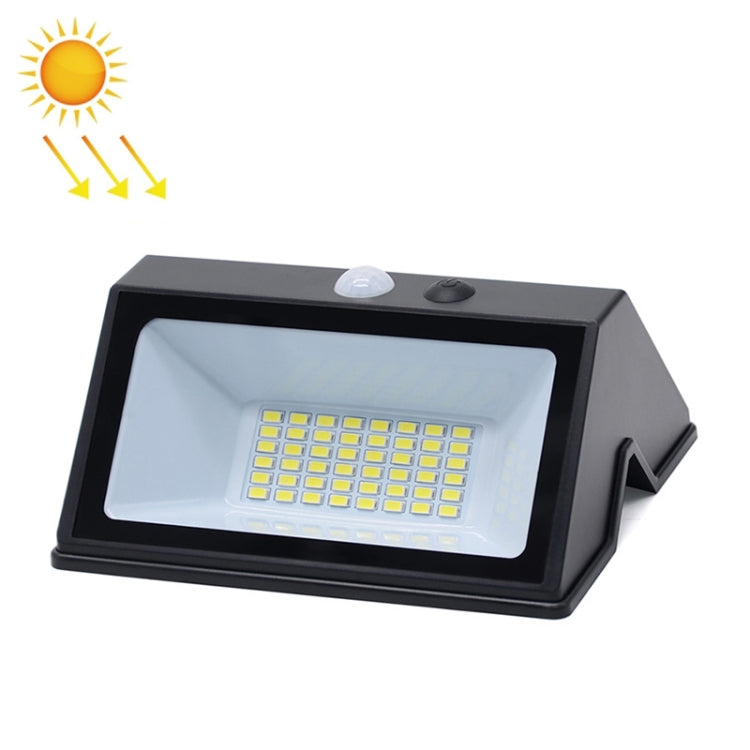 N770 48 LEDs Solar Body Sensing Wall Light(Cool White Light) - Solar Lights by buy2fix | Online Shopping UK | buy2fix