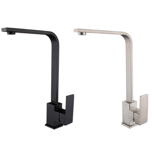 Kitchen 304 Stainless Steel Rotatable Hot And Cold Water Faucet, Specification: Brushed by buy2fix