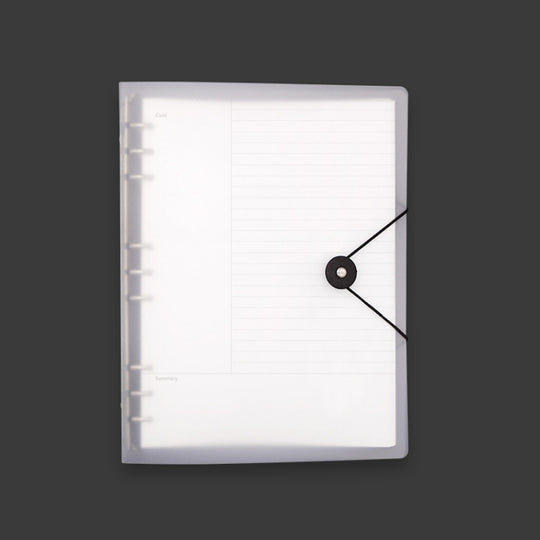 Transparent Matte PP Soft Shell Cover Hand Accountive Page, Style: B5 Cornell Core