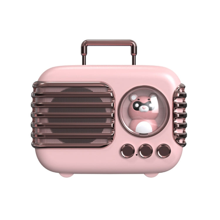 DW09 HD Sound Quality Portable USB Luggage Bluetooth Speaker(Pink) - Desktop Speaker by buy2fix | Online Shopping UK | buy2fix