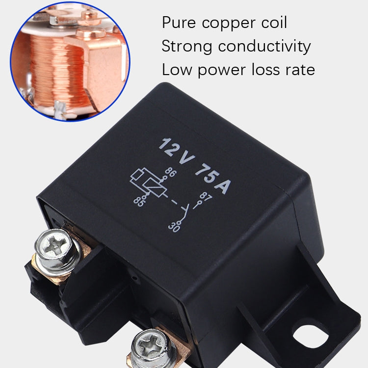 75A 24V 033200250 Forklift Relay Excavator Start Relay, Rated voltage: 24V - Relays by buy2fix | Online Shopping UK | buy2fix
