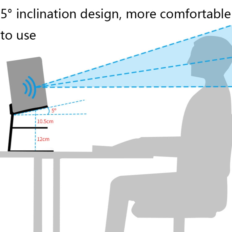 Portable Cooling All-aluminum Speaker Laptop Stand Double Layer - Speaker Bracket by buy2fix | Online Shopping UK | buy2fix