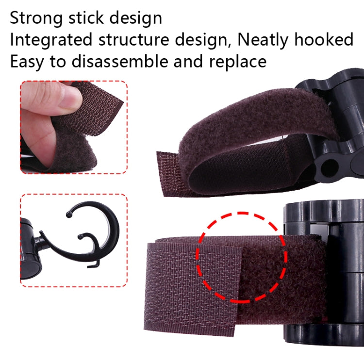 Stroller Paste Hook Car Rear Hook(Paste Hook Rose Red) - Strollers Accessories by buy2fix | Online Shopping UK | buy2fix