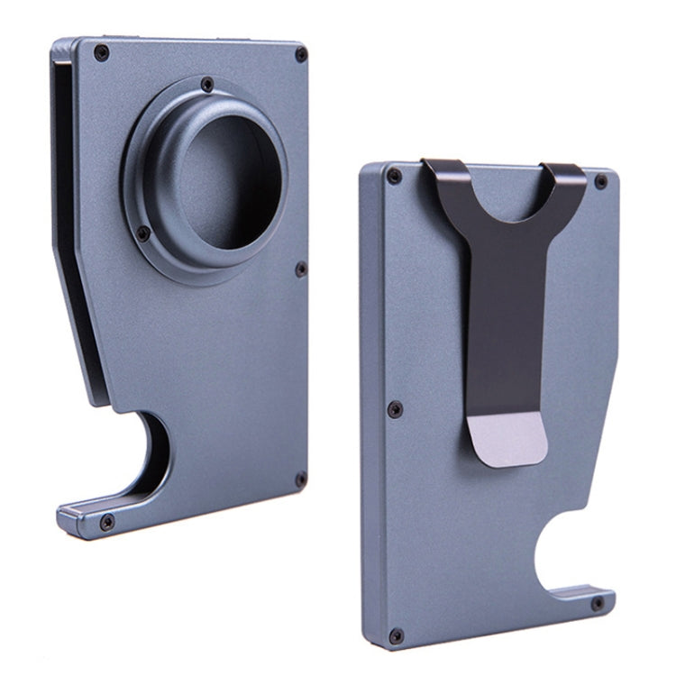 Tracker Card Holder Anti Loss RFID Wallet Card Holder for AirTag(Grey) - Wallet Series by buy2fix | Online Shopping UK | buy2fix