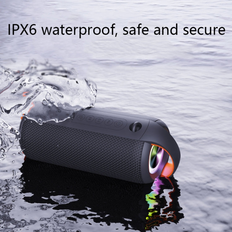 HY01 20W Outdoor Waterproof Stereo Sound Bluetooth Speaker(Black) - Waterproof Speaker by buy2fix | Online Shopping UK | buy2fix