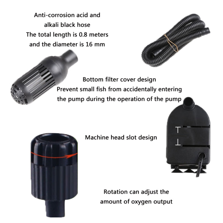 Multifunctional Fish Tank Filter Oxygenation Silent Pump, CN Plug, Specification: JP-1500G 45W - Air Pumps by buy2fix | Online Shopping UK | buy2fix