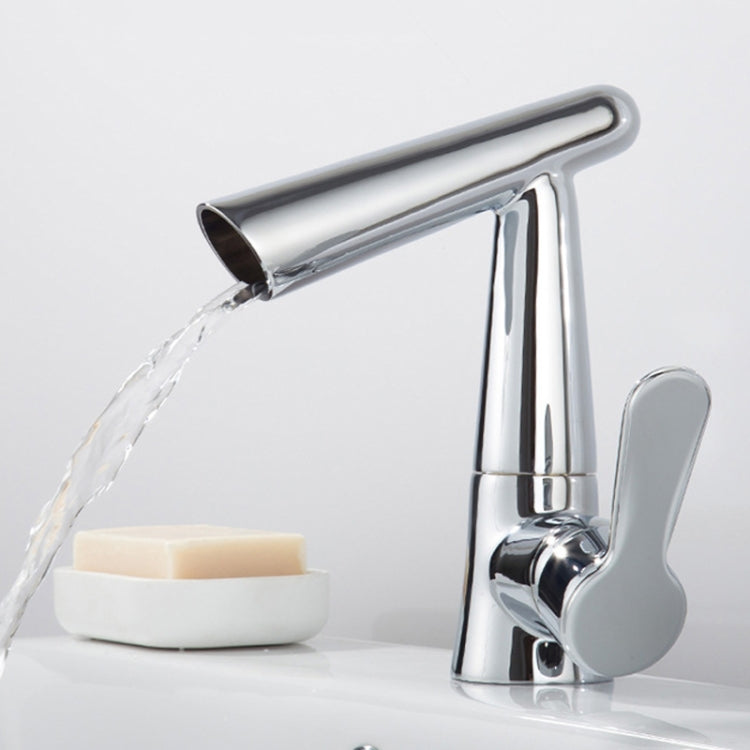 Qylt001 Horn Shape Vanity Faucet(Electroplating) - Faucets & Accessories by buy2fix | Online Shopping UK | buy2fix