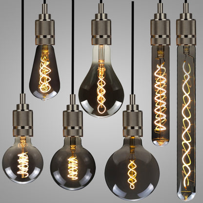 G80 Electroplating Smoke Grey Warm Light LED Bulb Retro Lamp - LED Blubs & Tubes by buy2fix | Online Shopping UK | buy2fix