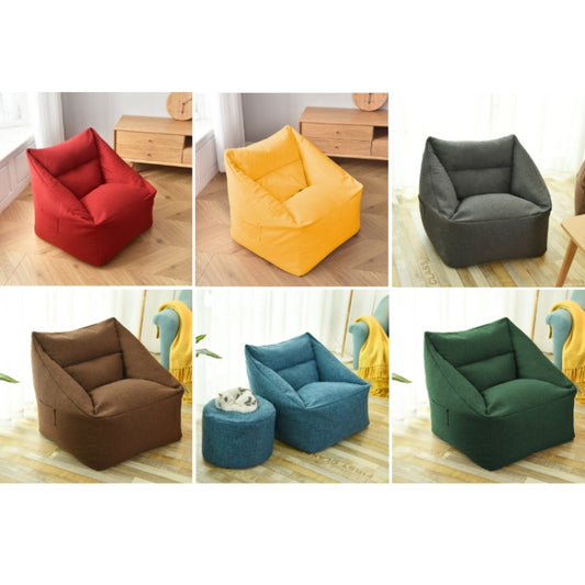 Loafers Sofa BagSkeletonless Coat, Unfilled, Specification: Chair Cloth Cover(Bright Yellow) by buy2fix