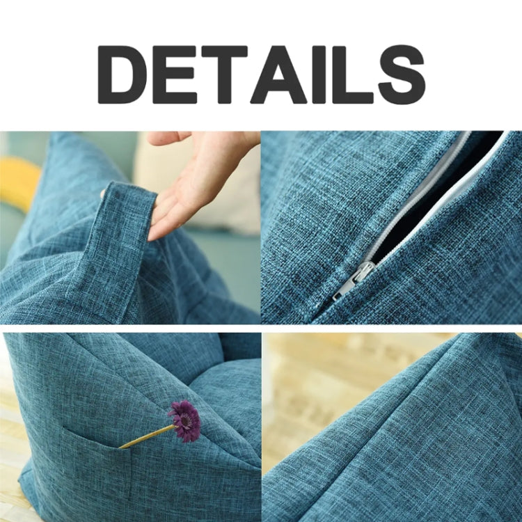 Loafers Sofa BagSkeletonless Coat, Unfilled, Specification: Chair Cloth Cover(Bright Yellow) by buy2fix