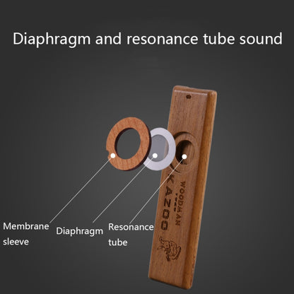 ADL07 Wooden Environmental Protection Portable Kazoo(ADL07) - Wind Instrument Accessories by buy2fix | Online Shopping UK | buy2fix