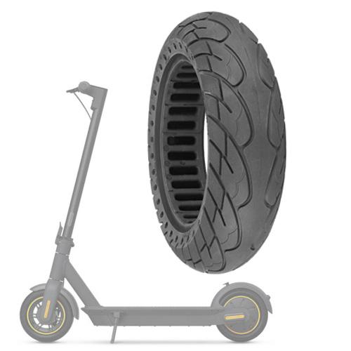10 Inch Soid Tire Shock Absoption Tubeless Honeycomb Tyre for Ninebot Max G30 by buy2fix