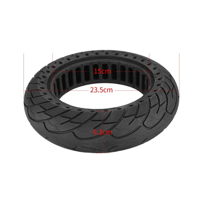 10 Inch Soid Tire Shock Absoption Tubeless Honeycomb Tyre for Ninebot Max G30 by buy2fix