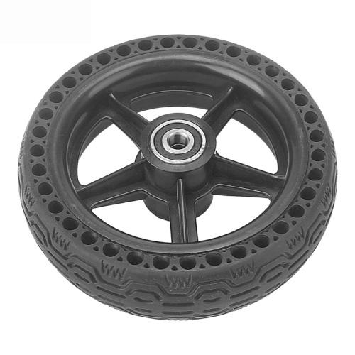 6.5x1.85 Solid Tire Honeycomb Tire Electric Scooter Tire,Specification: With Plastic Wheel