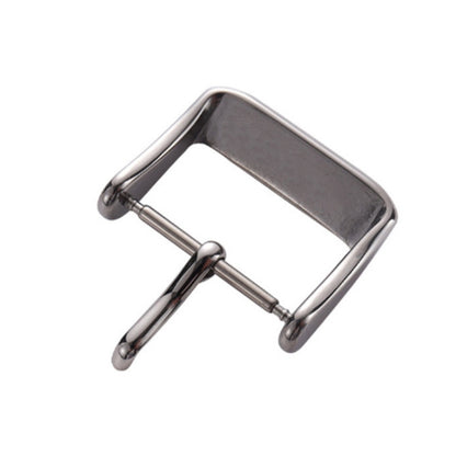 5pcs IP Plated Stainless Steel Pin Buckle Watch Accessories, Color: Silver 20mm - Watch Accessories & Parts by buy2fix | Online Shopping UK | buy2fix