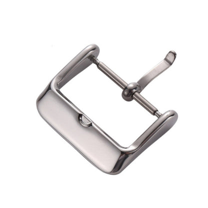 5pcs IP Plated Stainless Steel Pin Buckle Watch Accessories, Color: Rose Gold 12mm - Watch Accessories & Parts by buy2fix | Online Shopping UK | buy2fix