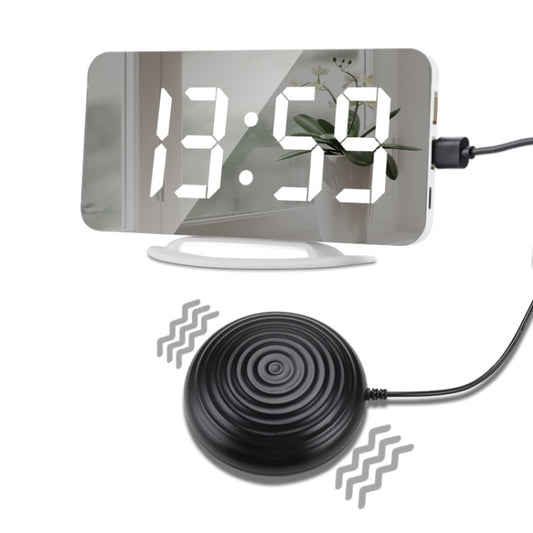 TS-8202 Multifunctional LED Vibration Mirroring USB Alarm Clock by buy2fix