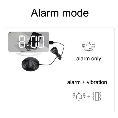 TS-8202 Multifunctional LED Vibration Mirroring USB Alarm Clock by buy2fix