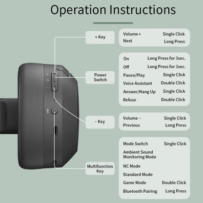 Edifier W820NB Bluetooth Wireless Noise Cancelling Sports Music Headset(White) - Headset & Headphone by Edifier | Online Shopping UK | buy2fix