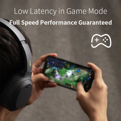 Edifier W820NB Bluetooth Wireless Noise Cancelling Sports Music Headset(White) - Headset & Headphone by Edifier | Online Shopping UK | buy2fix