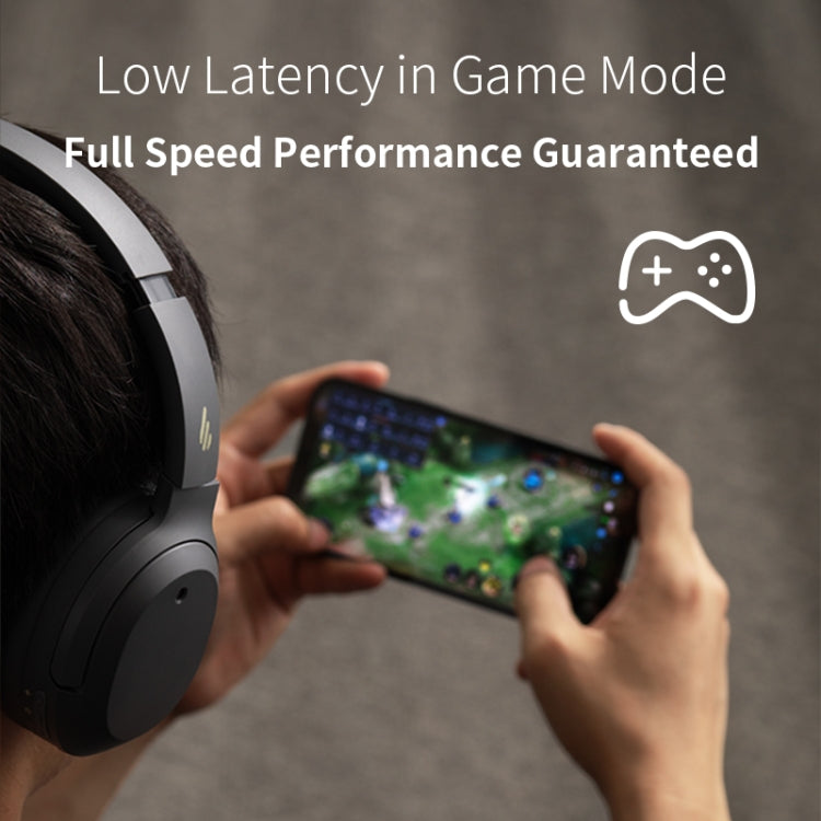 Edifier W820NB Bluetooth Wireless Noise Cancelling Sports Music Headset(Grey) - Headset & Headphone by Edifier | Online Shopping UK | buy2fix