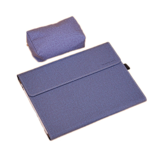 All-Inclusive Drop Case For Microsoft Surface Pro 8, Color: TPU Soft Shell Dark Blue With Power Pack - Others by buy2fix | Online Shopping UK | buy2fix
