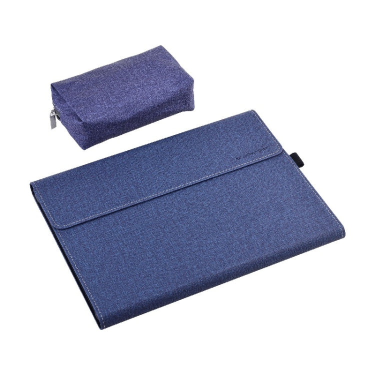 All-Inclusive Drop Case For Microsoft Surface Pro 8, Color: PC Hard Shell Dark Blue With Power Pack - Others by buy2fix | Online Shopping UK | buy2fix