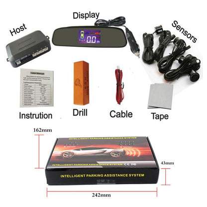 Wireless Radar with LED Display Automatic Alarm Reversing Assist(PZ314W) - Radar Detectors by buy2fix | Online Shopping UK | buy2fix