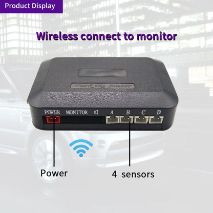 Wireless Radar with LED Display Automatic Alarm Reversing Assist(PZ314W) - Radar Detectors by buy2fix | Online Shopping UK | buy2fix