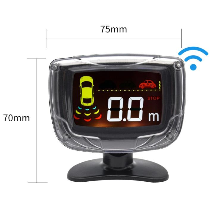 Wireless Radar with LED Display Automatic Alarm Reversing Assist(PZ312W) - Radar Detectors by buy2fix | Online Shopping UK | buy2fix