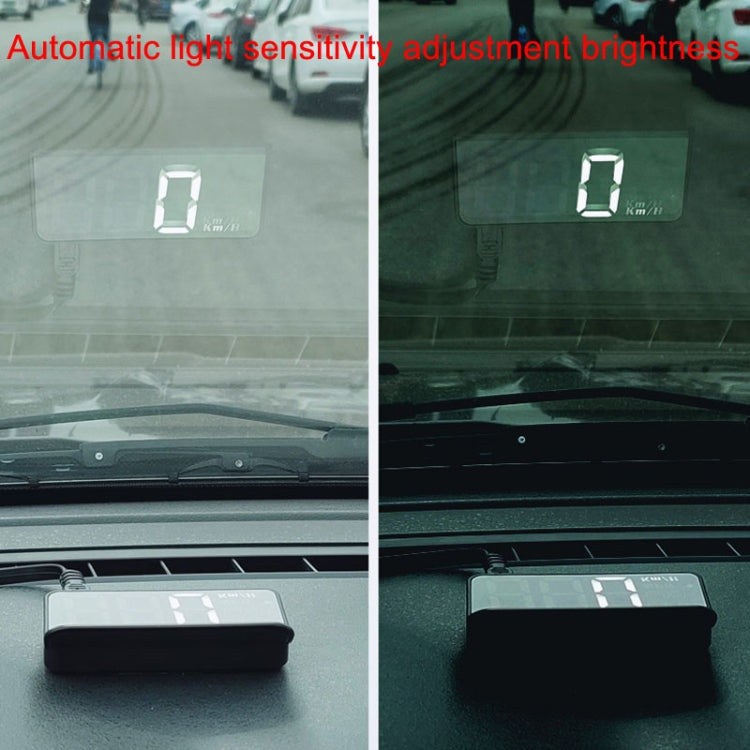 Wireless Car OBD Speed Water Temperature Raising Instrument Panel HD Projector - Head Up Display System by buy2fix | Online Shopping UK | buy2fix