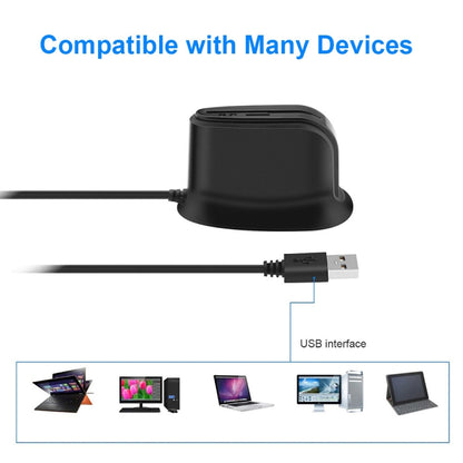 Rocketek  SCR812 USB 2.0 Smart Card Reader IC ID CAC TF Card Reader(Black) -  by Rocketek | Online Shopping UK | buy2fix