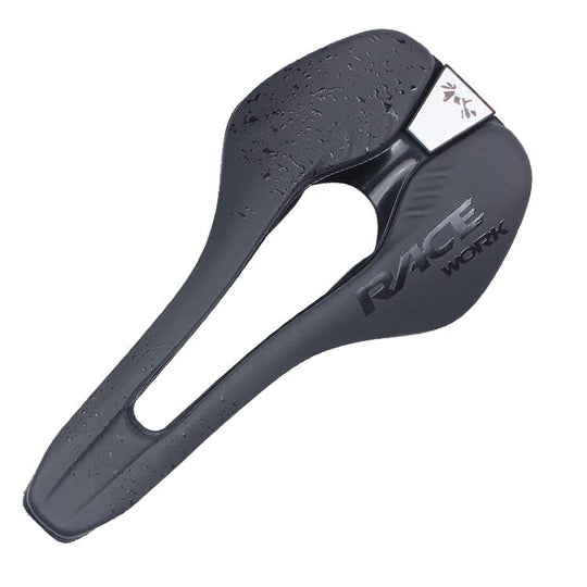 RACEOWRK RK068 Mountainbike Mikrofaser Leder Sitzkissen (Schwarz)