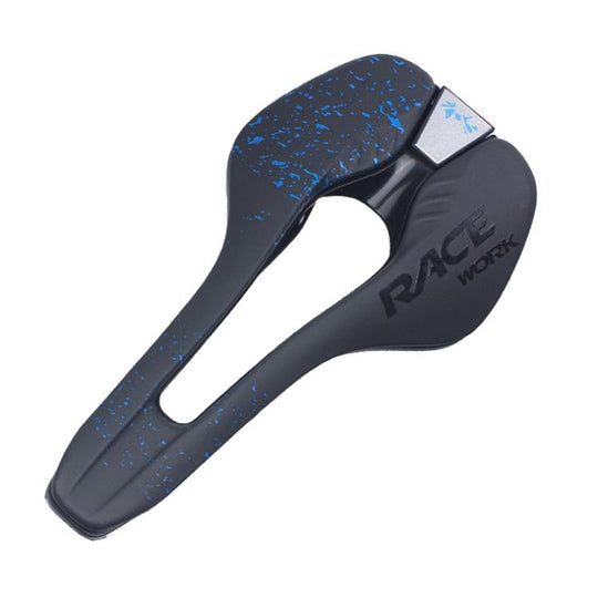 RACEOWRK RK068 Mountainbike-Mikrofaser-Leder-Sitzkissen (blau)