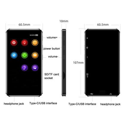 WIFI Game E-Book Touch Screen Bluetooth Mini Tablet MP3/MP4/MP5, TF Capacity: 128GB(2G DDR+16G Flash) - MP4 Player by buy2fix | Online Shopping UK | buy2fix