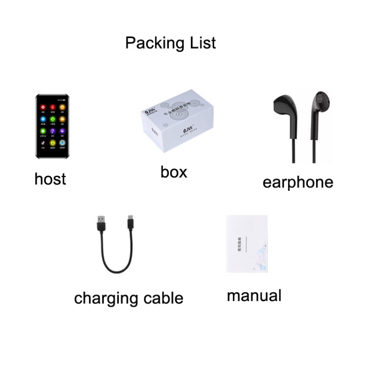 WIFI Game E-Book Touch Screen Bluetooth Mini Tablet MP3/MP4/MP5, TF Capacity: 128GB(1G DDR+8G Flash) - MP4 Player by buy2fix | Online Shopping UK | buy2fix