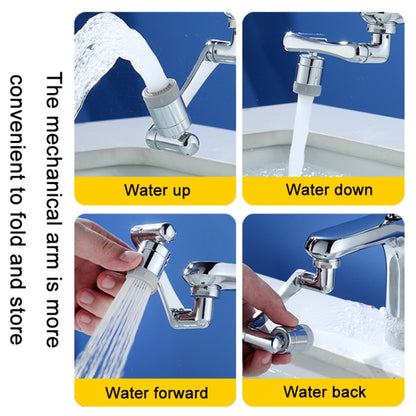 Faucet Robot Arm Universal Extender 1080 Degree Lifting Aerator, Specification: All Copper Double Outlet - Faucets & Accessories by buy2fix | Online Shopping UK | buy2fix